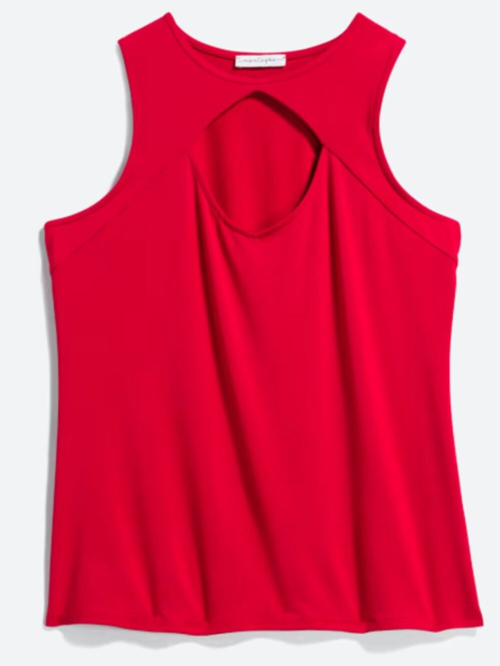 Montagne Vivimi Keyhole Knit Top Large Red